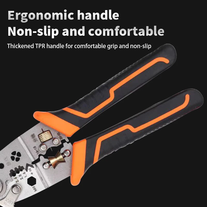 Electrician Crimping Wire Stripping Stripping Wire Cutting Wire Pulling Pliers Multifunctional Wrench Wire Stripping Pliers Cable Cutter