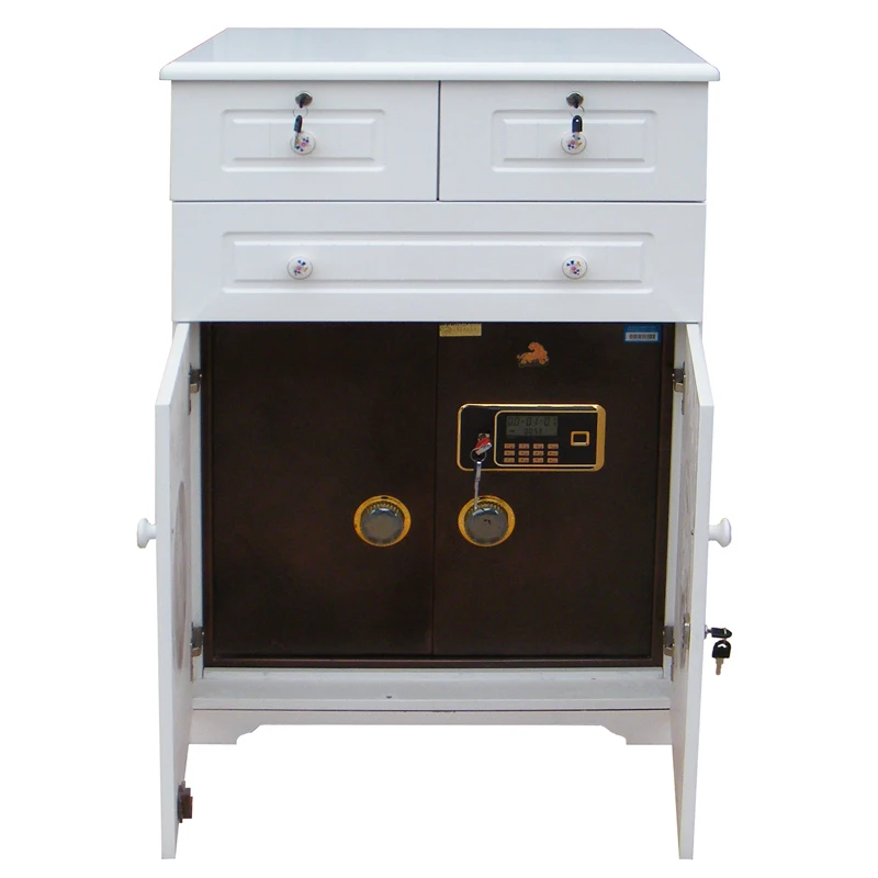 

Бытовой электронный пароль для отпечатков пальцев из цельного дерева, умный прикроватный сейф, депозит