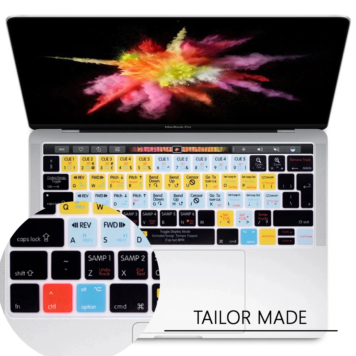 Scelta rapida tastiera Hotkey Cover Layout ue per MacBook Pro13 \