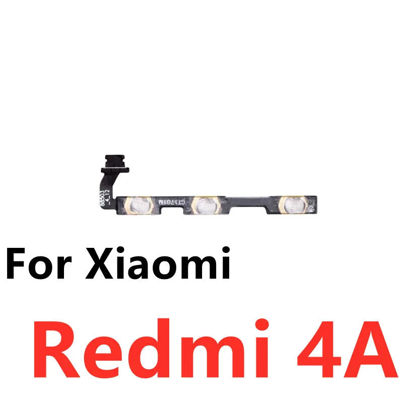 Power Volume Button On Off Button Flex Cable For Xiaomi Redmi 3X 3 3S 4X 4A 5 Plus Note 5 5A 2 4 3 Pro Special Edition 4X Global