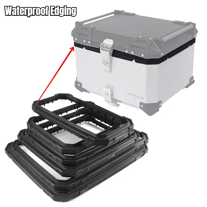 45L-100L Motorcycle Aluminum Alloy Tailbox Side Box Accessories Integrated Waterproof Frame Middle Frame Tailbox Assembly Parts