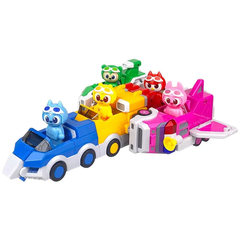 Super Dino Poder Mini Força Transformação Brinquedos Do Carro, Figuras De Ação, Deformação X, Brinquedo Dirigido, 5 em 1