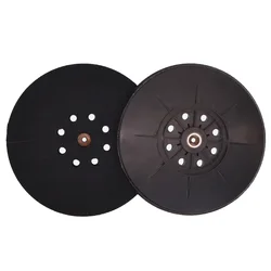 9Inch 8 Hole Soft Hard Drywall Sanding Pad 1Pcs Backing Plate Hook and Loop Replacement Pad for Polishing Orbital Drywall Sander
