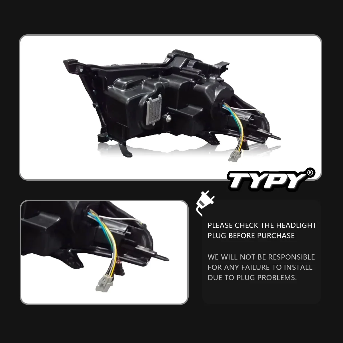 

Автомобильная фара для Toyota Land Cruiser 2012-2015, обновленная, модифицированная для нового DRL, динамический указатель поворота, светодиодная фара, автоаксессуары
