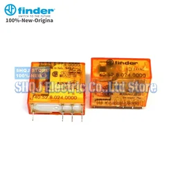 FINDER 100%-NEW 40.52.8.024.0000 RELAY 1PCS 40.52 24VAC 8A 8PIN 2CO original