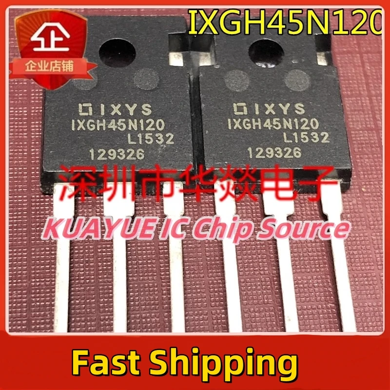 10PCS-30PCS  IXGH45N120   TO-247   1200V 75A  Fast Shipping Quality Guarantee