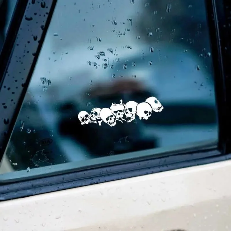 Skull Skeleton Car Sticker Fashion Waterproof Vinyl Decal Car Styling Decoration Accessories