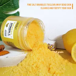 Sleebty Turmeric Vitamin C Body Scrub Brightening Exfoliating Organic Face and Body Ginger Turmeric Body Scrub Whitening Scrub