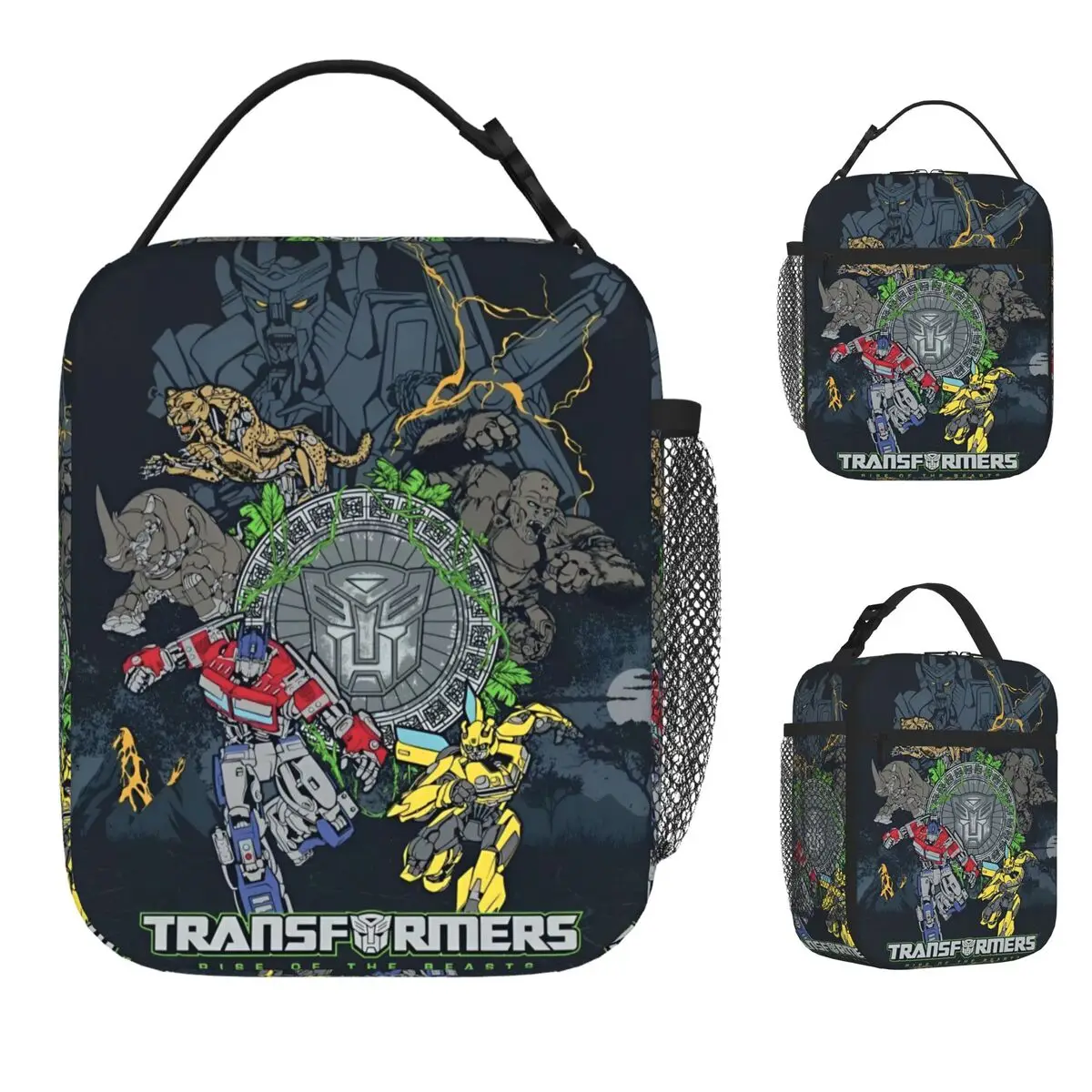 transformers-dos-desenhos-animados-autobots-isolado-almoco-saco-robo-carro-anime-filme-saco-de-comida-portatil-refrigerador-termico-lancheira-para-o-trabalho