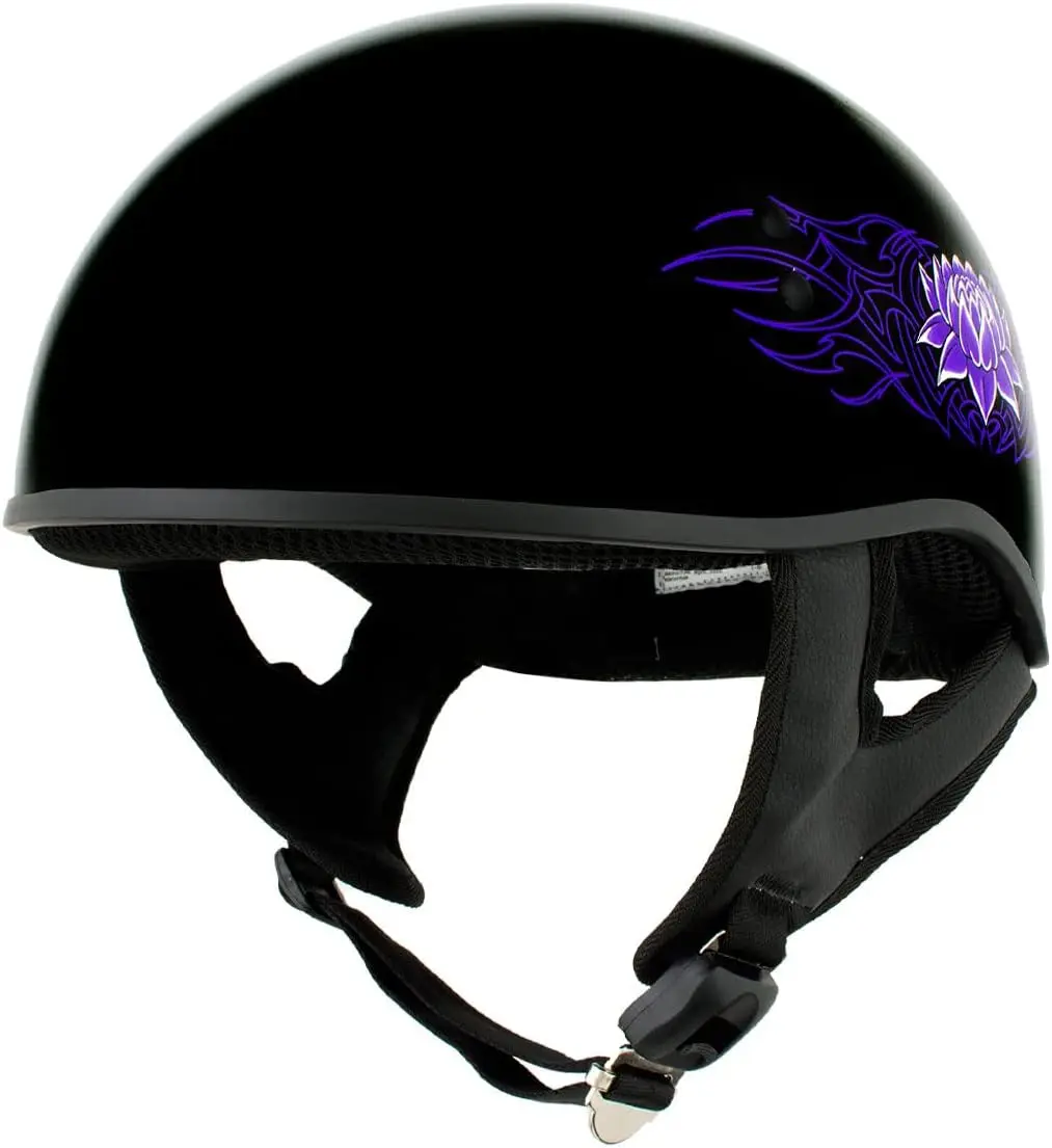 

Advanced Motorcycle DOT Skull Cap Classic Half Helmets Biker HLD HLT