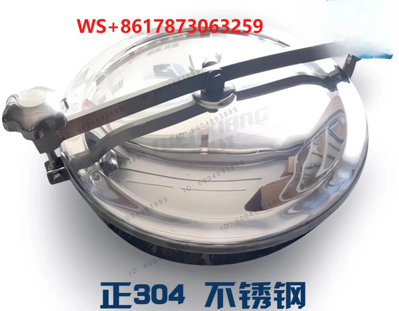 304 stainless steel quick-opening atmospheric pressure manhole wine can round flanging hand hole YAB lid