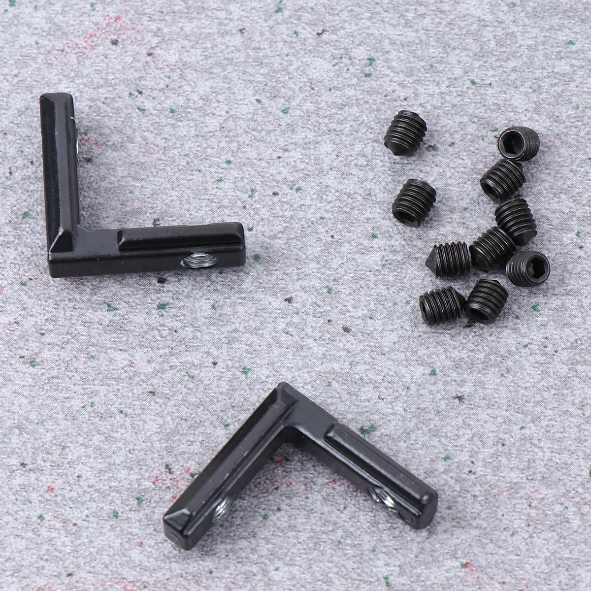 

20 Pcs T Slot Aluminum Connector for Furniture Racks Home Corner Connection Structural Accessories Non Deformable Weight Withst