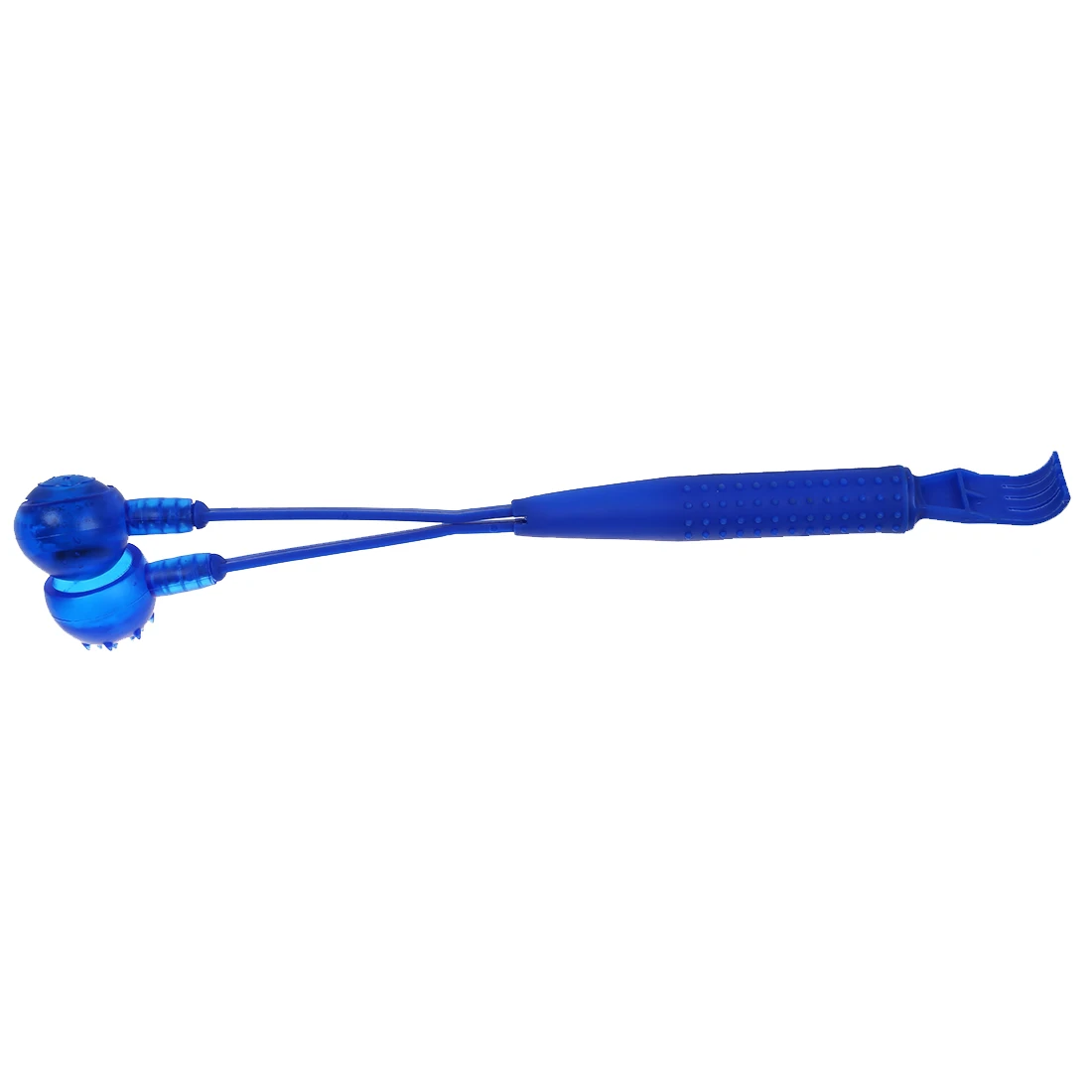 Plastic Blue 2 in 1 Magnetic Hammer Knock Massager Back Scratcher