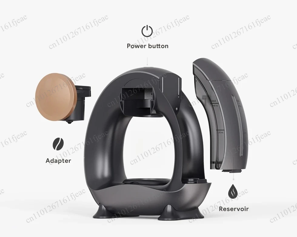 2-in-1 Mini Electric Espresso Machine Portable Customized 304 Stainless Steel Temp Control Semi-Automatic Coffee Maker
