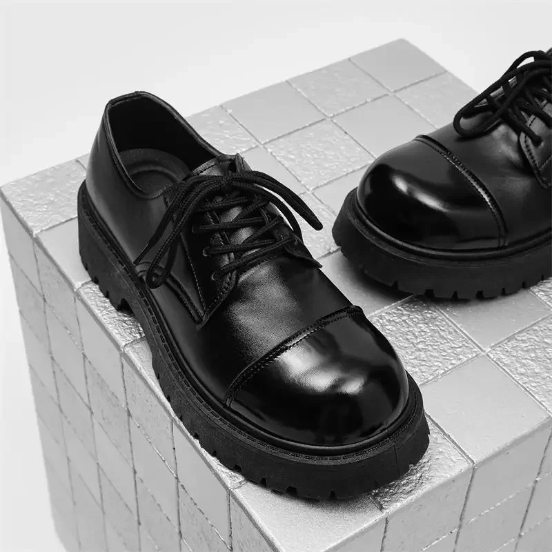 Men\'s Black Business Formal Wear Leather Shoes Men\'s Dress Shoes Elegant Dress Leather Shoes Classic British Style Bridegroom