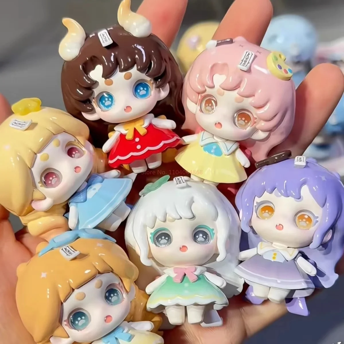 

Подлинная новая распродажа Keeno Mbti, серия Cute Friends, слепая коробка, милая зернистая мини-игрушка, настольные украшения ENFP INTJ, подарки на день рождения для девочек