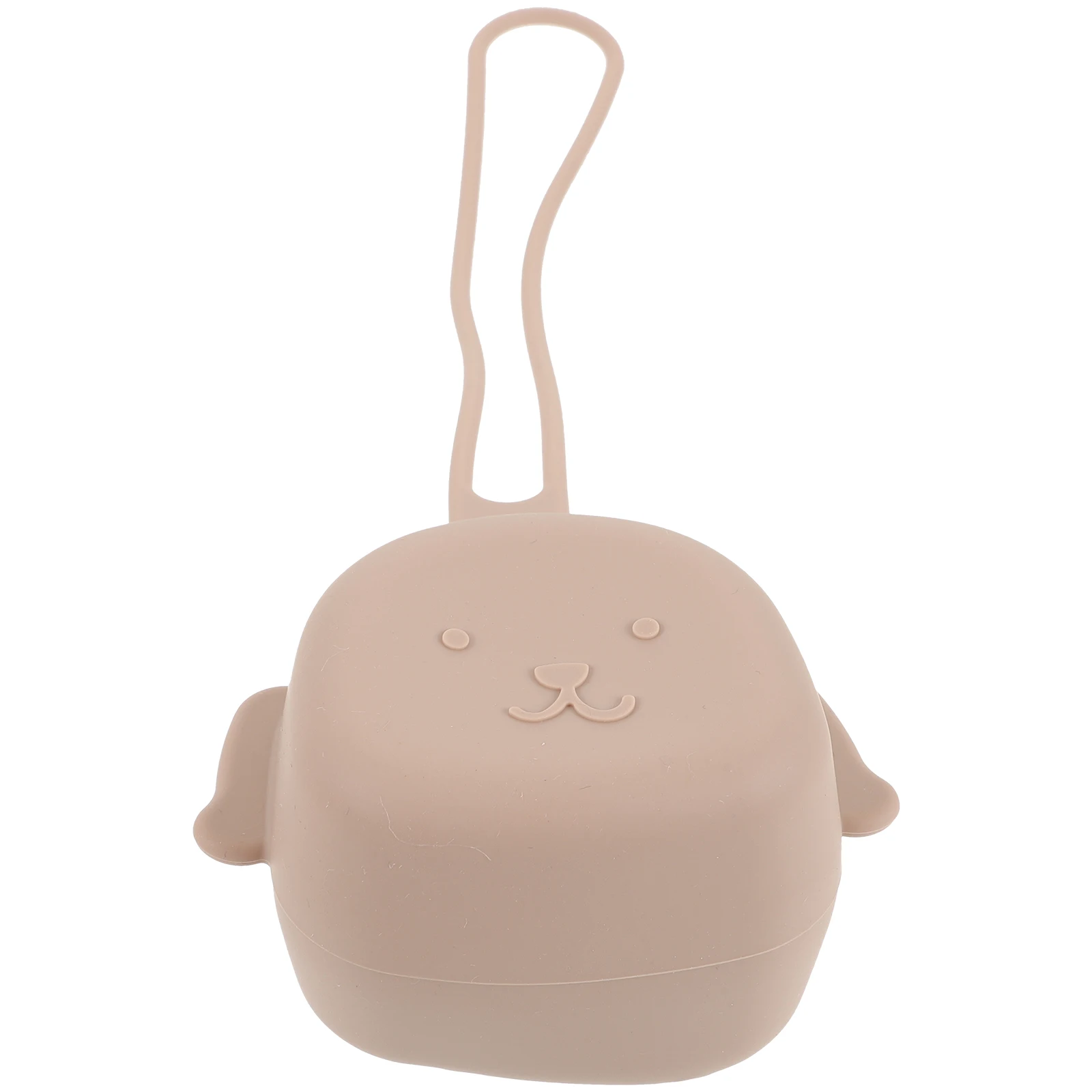 

Cartoon Baby Pacifier Storage Case Food-Grade Silicone Lightweight Clip Holder Compact Pouch Easy Access for Diaper Bag