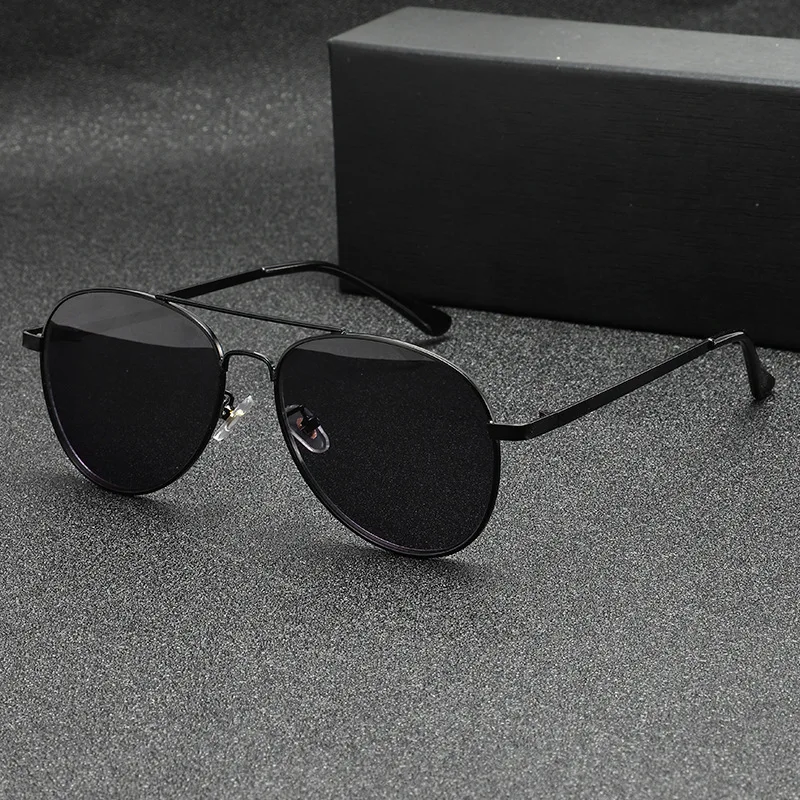 Piloten-Myopie-Sonnenbrille, große Rahmen, UV-beständig, Fahren, Reiten, Strand, Reisen, Sonnenbrillen, Augenschutz, 0 bis -4,0 – Detail 5