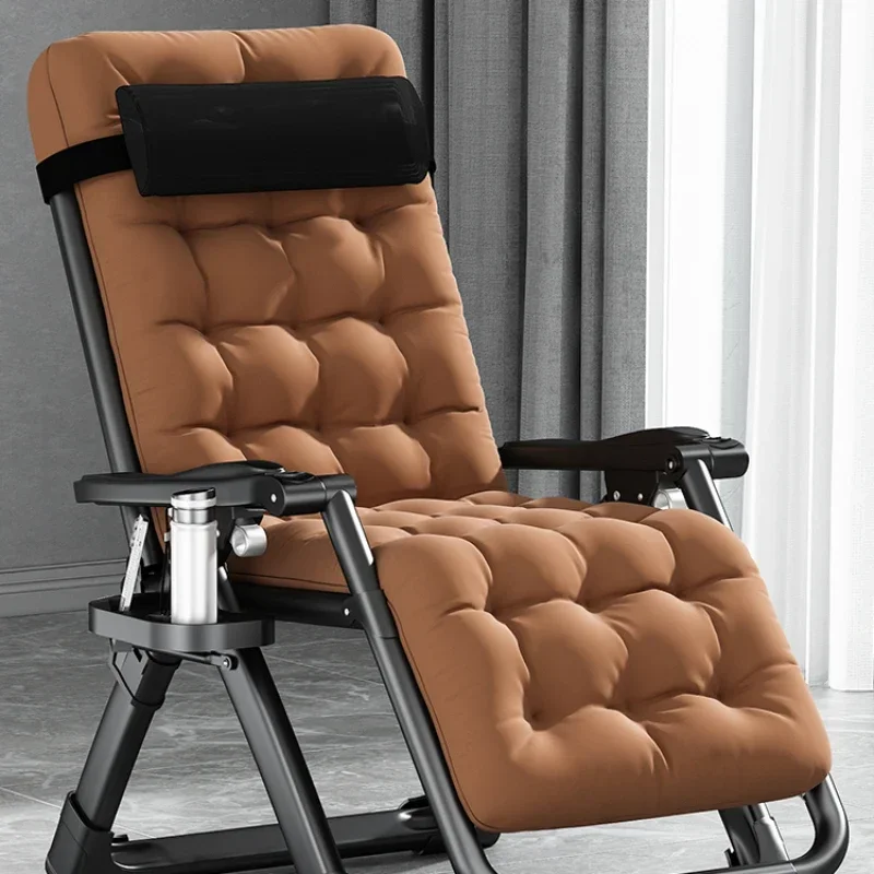 Foldable office reclining chair for sleeping, sitting and sleeping dual-purpose lunch break, sturdy, durable