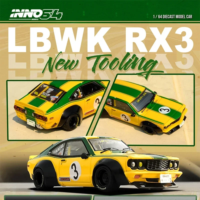 In Stock INNO 1:64 LBWK RX3 Savanna Diecast Diorama Car Model Collection Miniature Toys