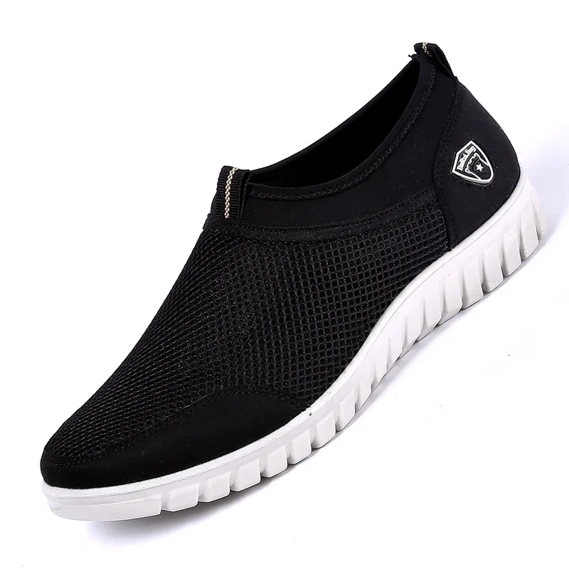 

2023 Mesh Shoes Fashion Men's Casual Shoes Sneakers Breathable Slip-on Male Shoes Loafers Casual Walking