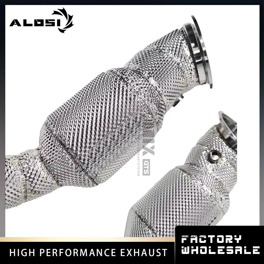 لفيراري F12 6.3 2012-2019 النازل عالية الأداء العادم تعديل أداء السباق تعزيز الطاقة #3