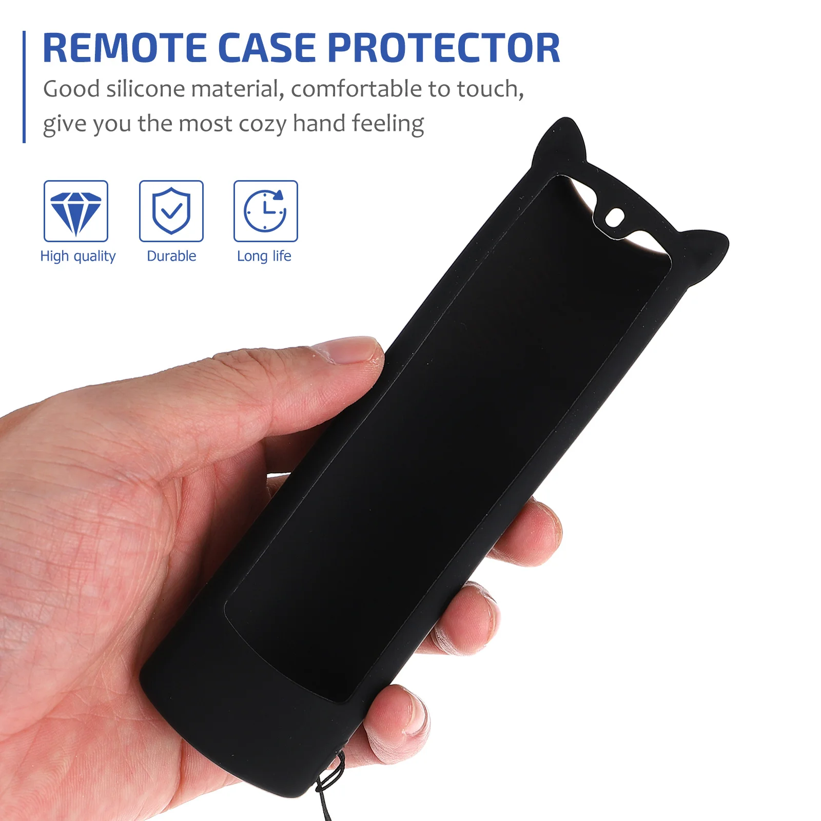 

Silicone Remote Cover Protector Universal Dustproof Shock Absorbing Full Access Anti Fingerprint Anti Fall Remote Control