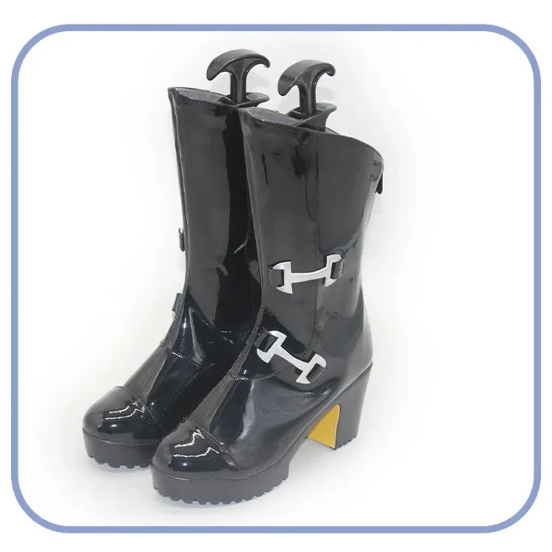 

25COSKaelix Debonair Cosplay Shoes Anime Accessories Vtuber Cosplay Props PU Leather Shoes Halloween Carnival Boots Custom Made