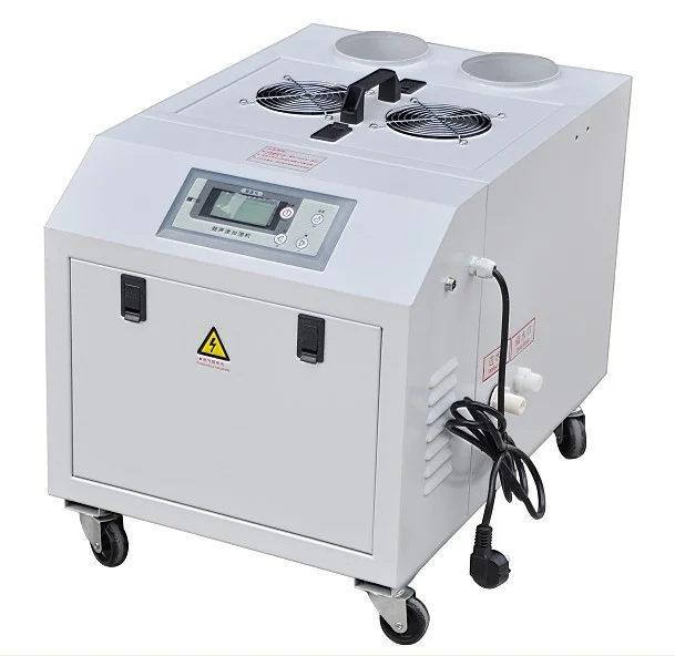 9L/H Electric Portable Industrial Fogger Machine Commercial Ultrasonic Humidifier 450m3 Coverage for Vegetable Fruit Storage