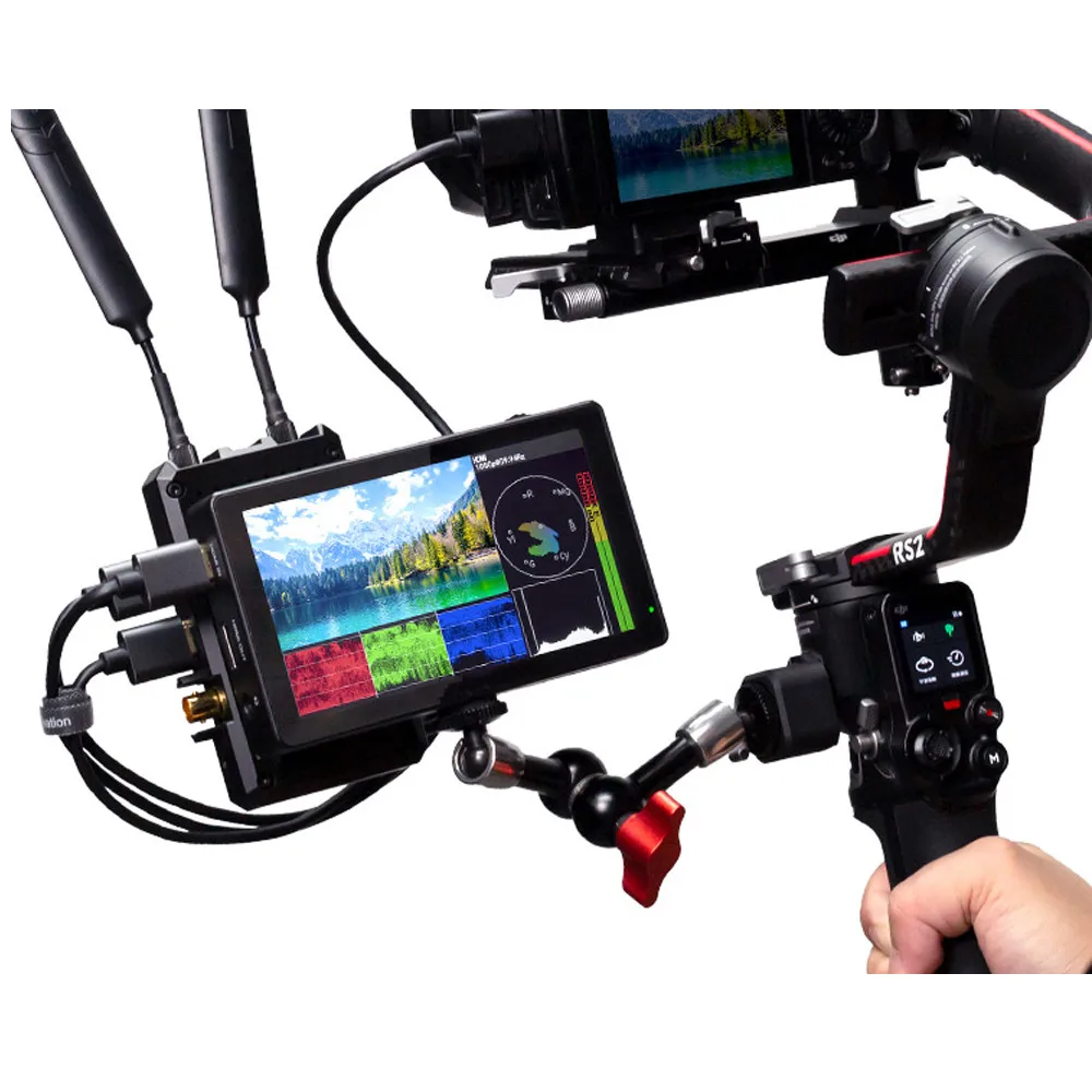

5.5" Ultra Bright 3000nits On-camera With Waveform, Vectorscope, RGB Histogram, Focus Assist