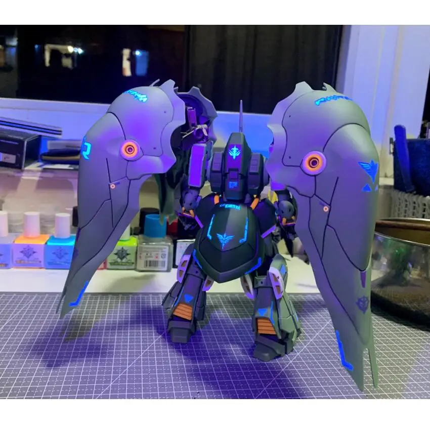 نموذج الشارات HG01 ل HGUC 1/144 NEO Kshatriya NZ-666 ملصقات المياه الجمعية نموذج أدوات البناء لتقوم بها بنفسك الملحقات