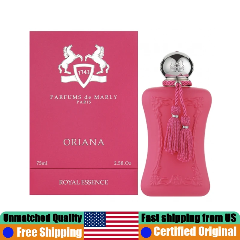

Parfums de Marly Oriana Eau de Parfum Spray 2.5 Oz Premium Perfumes 75 ML Lasting Floral Gourmand Pheromones Perfume for Women