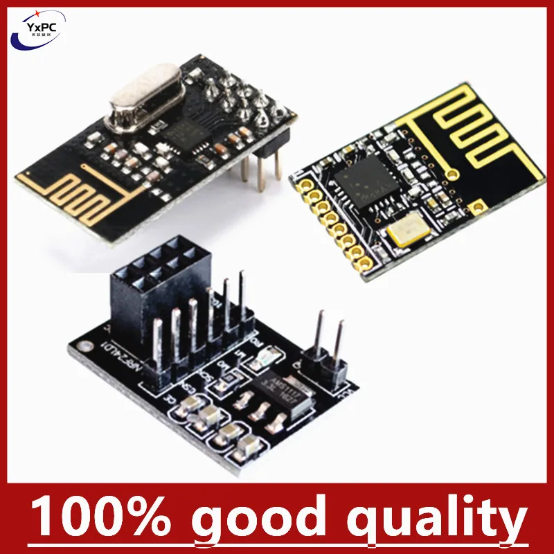 NRF24L01+ 2.4G wireless data transmission module 24L01+ Wireless module adapter 3.3V For Arduino