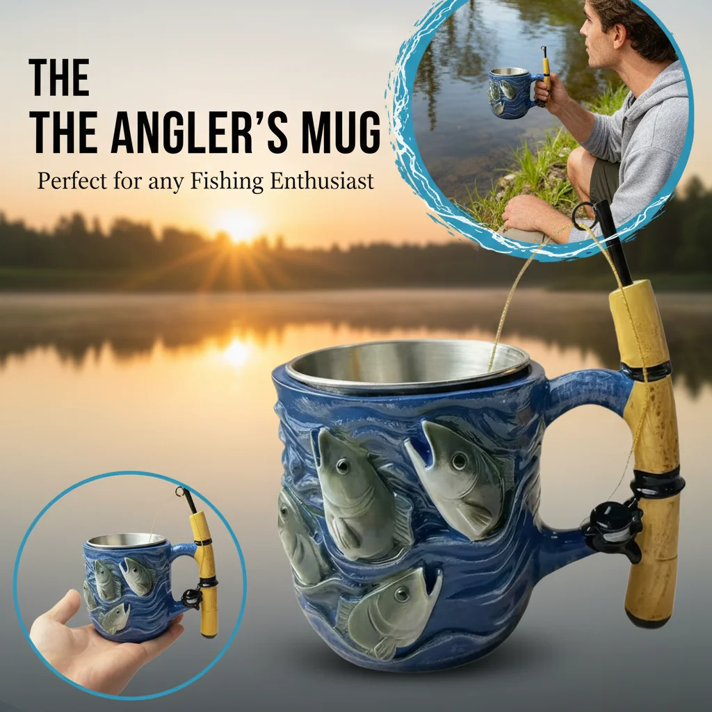 

300 мл керамическая кружка «Мечта рыбалков», странная рыбалка, редкие кофейные кружки, ручка для удочки, домашняя вечеринка, кемпинг, пиво, специальное Drinkin