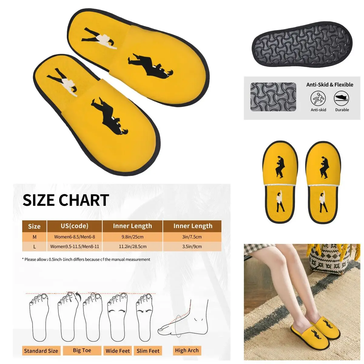 Gek Ontwerp Pulp Fictie Basketbal Mannen Vrouwen Harige Slippers, Gezellige Kleurendruk Speciale Thuis Slippers, Neutrale Slippers