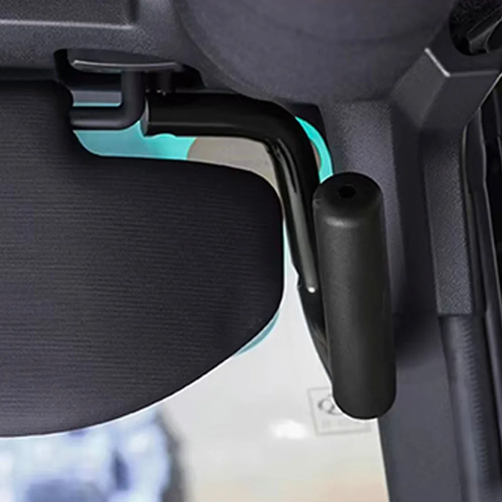 For BJ40 BJ40 Plus 2024-2026 Front Roll Bar Grab Handles Metal+ABS Safety Handrail Front Row Roof Handle Interior Modification