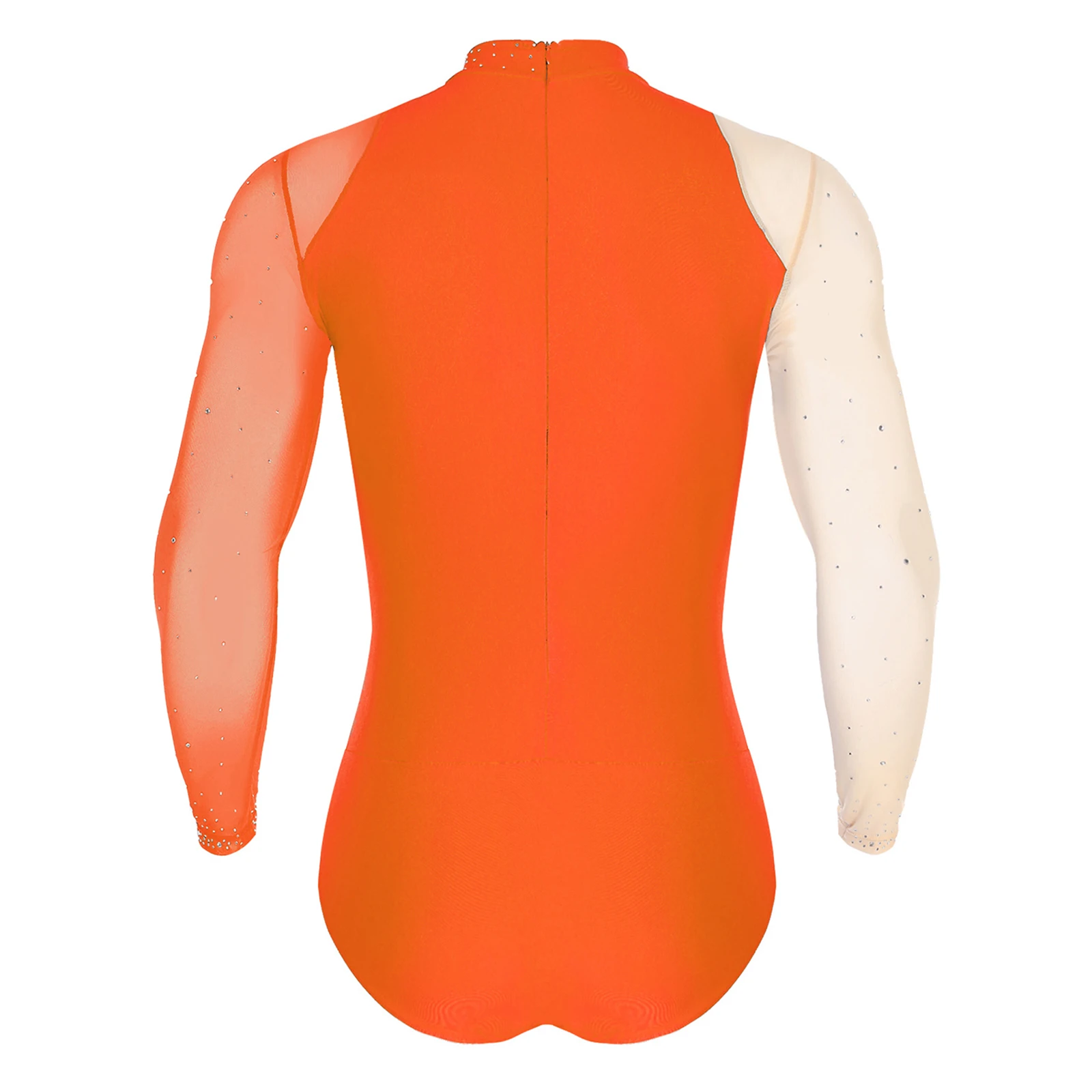 Justaucorps de gymnastique de Ballet, vêtements de danse de patinage artistique pour hommes, Costume de spectacle sur scène, strass, combinaison d'entraînement