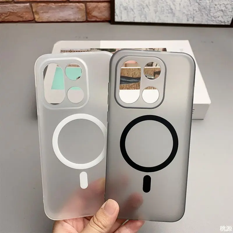 

Для OnePlus 15 чехол из мягкого ТПУ MagSafe с беспроводной зарядкой, защитная задняя крышка, чехол для OnePlus15 One Plus 15 1 + 15 чехлов для телефона