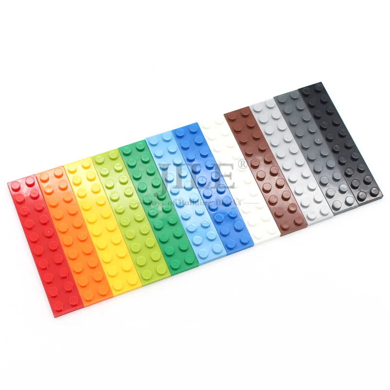 20pcs Moc Plate 2x10 3832 DIY Creative Enlighten Building Blocks Bricks Bluk Sets Compatible with Plastic Toys for Children