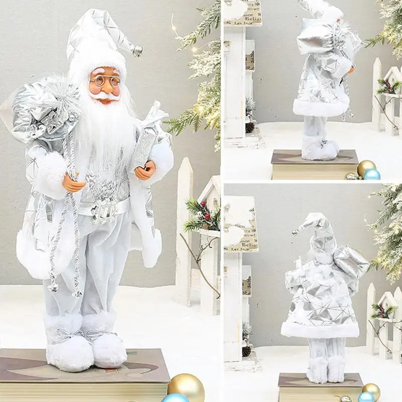 

Santa Claus Christmas Figurine Christmas Fireplace Santa Decorations Santa Christmas Ornaments Decorations For Home Shelf Table