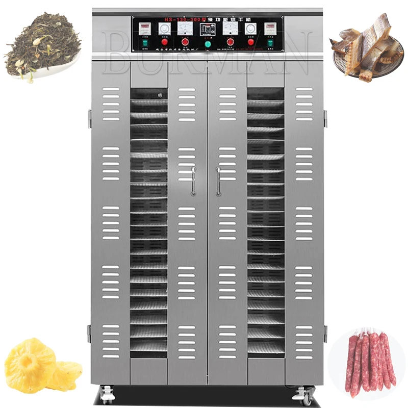 40/50 Layers Vegetables Fruit Dryer Electric Meat  Seafood Food Dehydrator Drying Machine