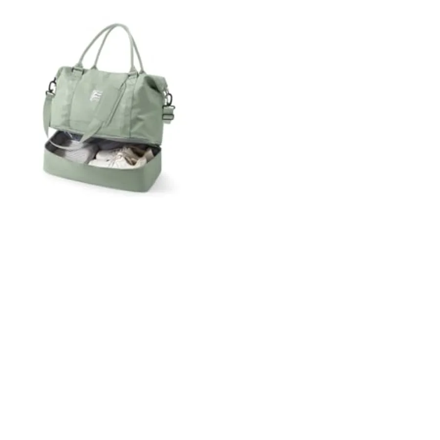 

Spirit Travel Duffel - 18x14x8 Inch Weekender Overnight Bag with Shoes Compartment, Trolley Sleeve, Carry On for Airplanes, Spo