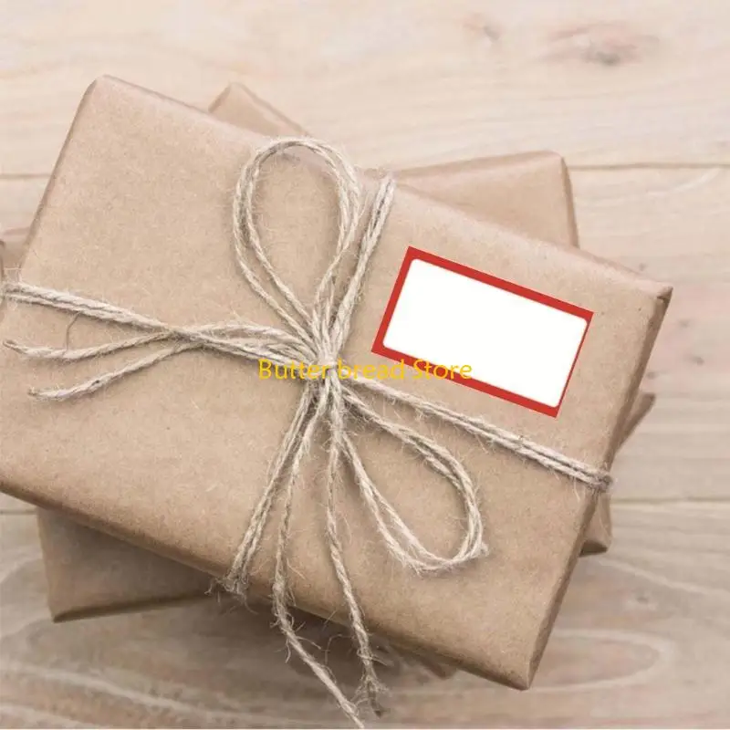 W89C 250Counts Adhesive Name Labels Colorful Border Name Sticker Clothing Labels