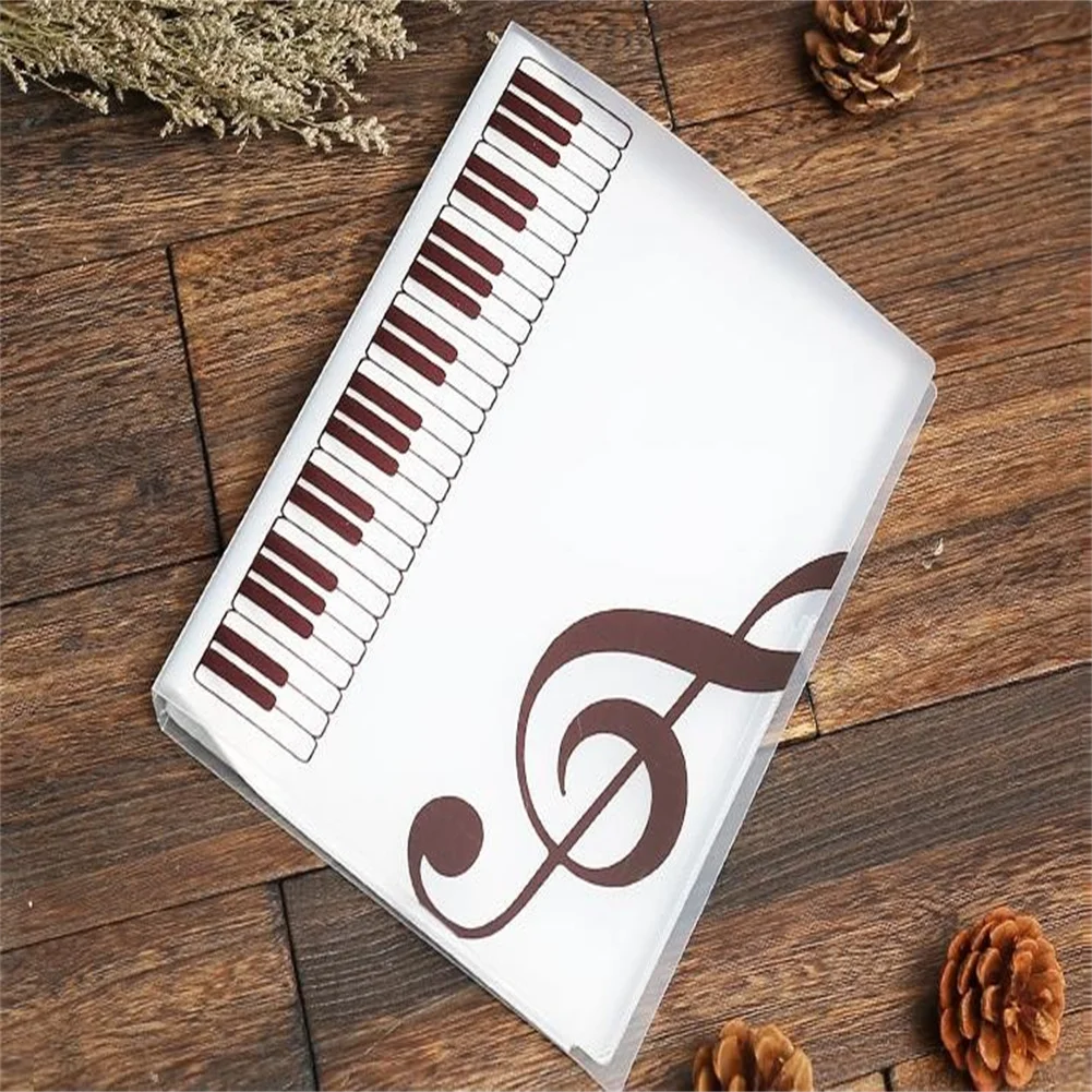 Music Score Book 40 Sheets Insert-type A4 Folder Music Score Book Folder File Folders Document Organizer Storage Accessories