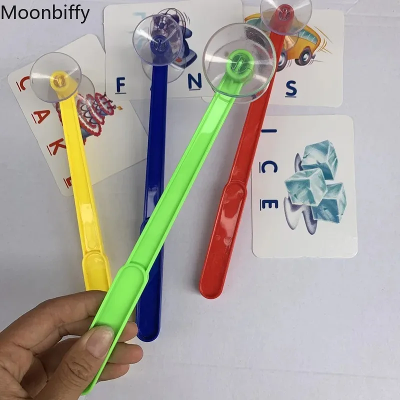 English Teaching for Kids Cute Training Desk Games Intellectual Literacy Hammering Suction Cup Thinking Ability Educational Toy