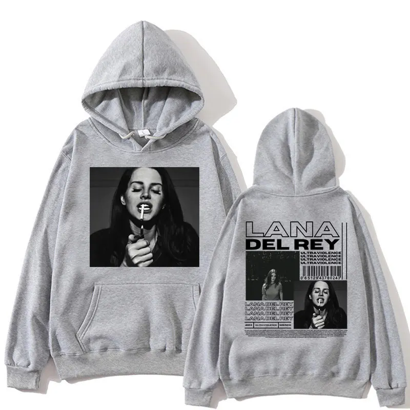 Singer Lana Del Rey Album Hoodie Men Women Vintage Fashion Hip Hop Sweatshirt Oversized Casual Fleece Warm Pullovers Streetwear
