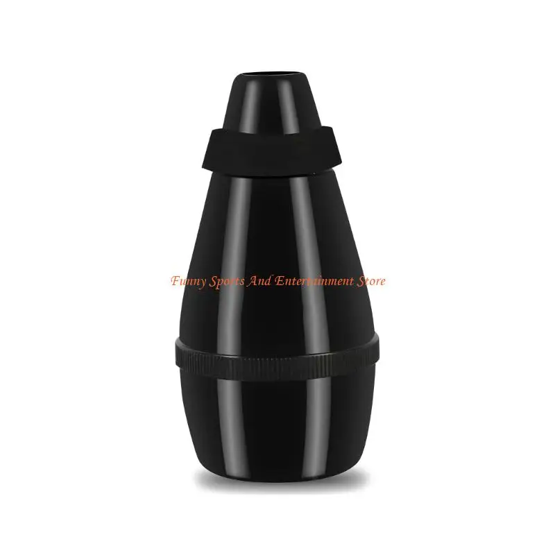 C4DE Portable Trumpet Silencing Device Outlet Hole Technology Delicate Construction for Daily Drill Assemblies