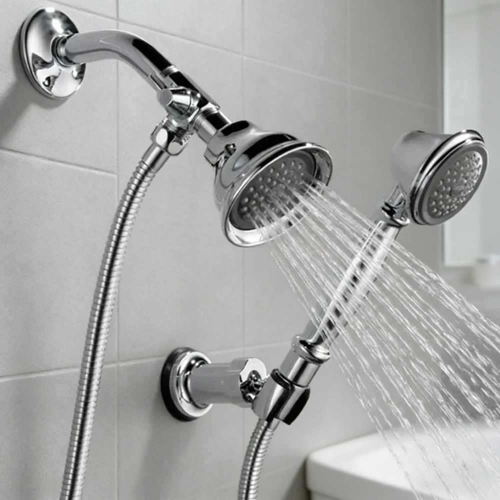 النحاس G1/2 بوصة T-محول 3-Way صمام تحويل الحمام دش صنبور موصل #2