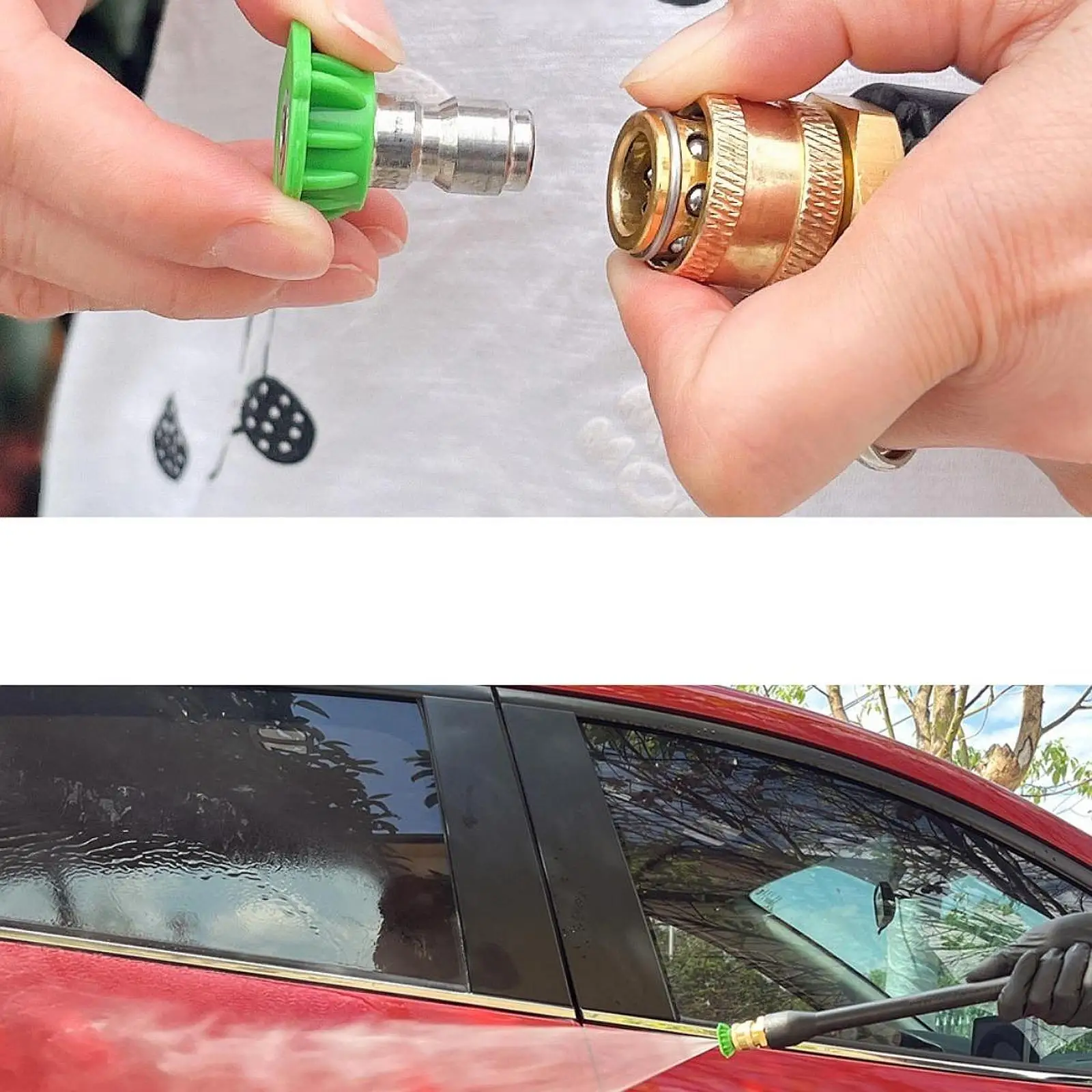 High Pressure Washer Extension Wand 1/4'' Quick Connect Versatile Metal Lance for Agricultural Watering Driveway