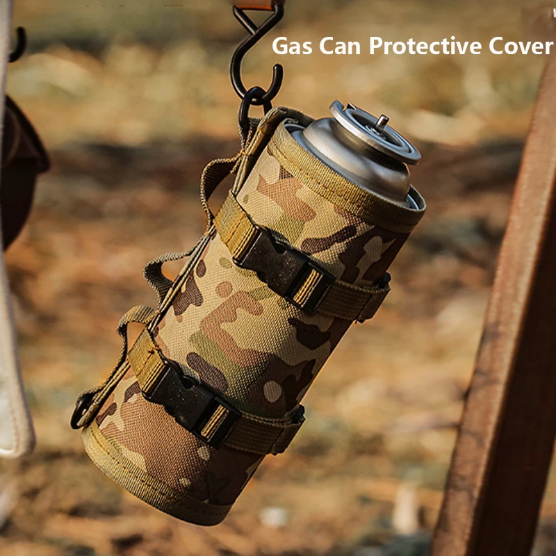 Gas Can Protective Cover Outdoor Gas Tank Case Outdoor Tactical Fuel Cylinder Sleeve Camping Anti-Fall Gas Can Protective Covers